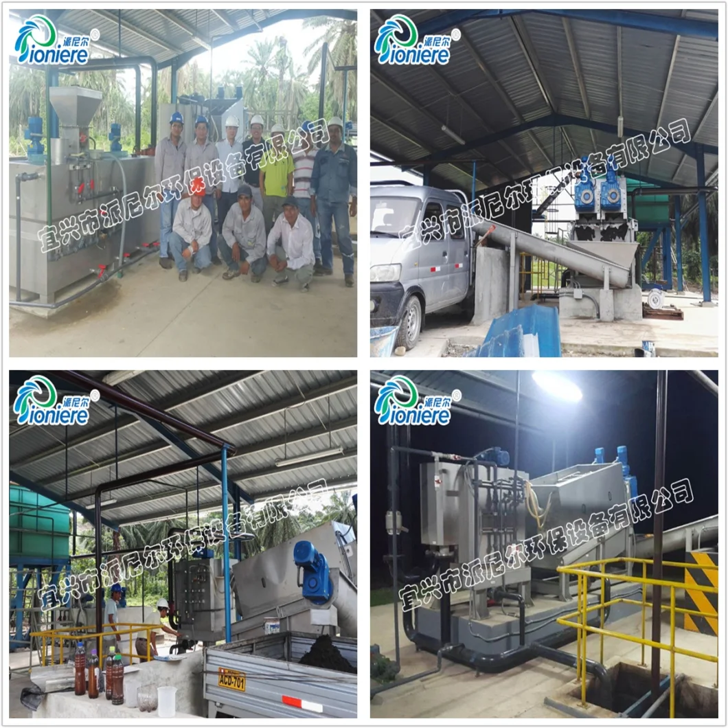 CE/ISO Sludge Dewatering Screw Filter Press Solids-Liquid Separation for Oily Sludge /Palm Oil Mill Effluent/Food/Oilfield/Sludge/Petroleum/Pome