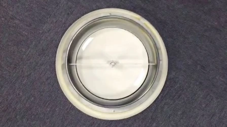 Válvula de disco de metal com revestimento em pó de venda imperdível difusor de ar
