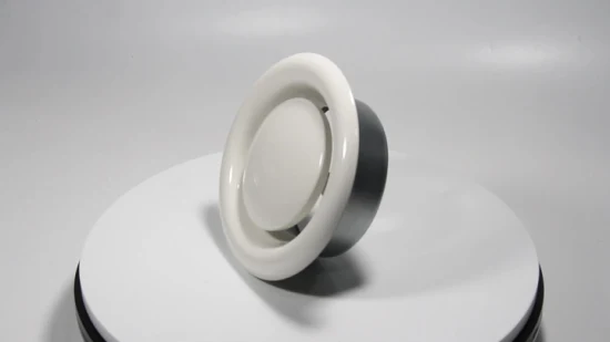 Válvula de disco de ar Ventilação redonda de teto Exaustor de ar difusor de metal